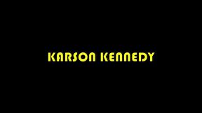 karson kennedy swallows jerry kovak s facial cumshot after blowjob