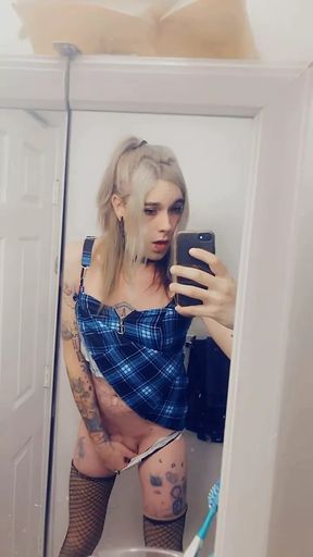 She likes to watch herself