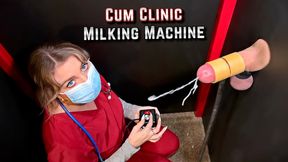 Cum Clinic Gloryhole - Milking Machine Drains Blue Balls