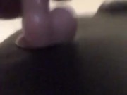 DL bf fucks dildo when gf leaves