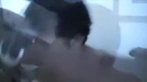 Black guys have fun on a gangbang party