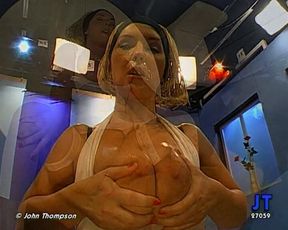 Oh God - Busty Blonde with Big Tits Gets Covered in Cum by Multiple Guys