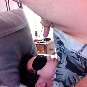 Teen gives himself a big facial