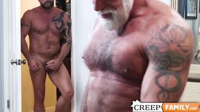”Prick hungry Jake Marshall gets seduced by kinky stepgrandpa”