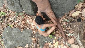 Indian Desi Girl Fucked by Her Step Brother in Jungle