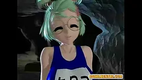 Voluptuous 3D Hentai Goddess Battles Horny Beast in Steamy Encounter