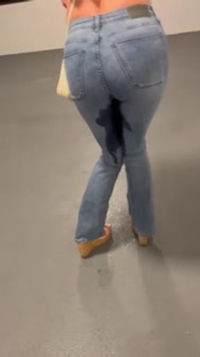 I couldn’t hold it and had to pee my pants in the elevator!