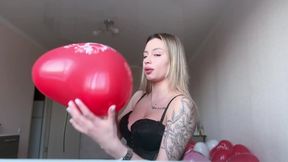 Popped & Smoked – Xia’s Sharp Nails Balloon Tease