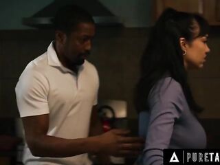 MILF & Hubby Fight Ghost With Rough Sex