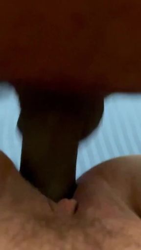 Captivating moment from "Neighbor sneaks over for BBC and creampie"