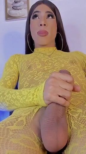 Goddess Xarabliz Dominant Plays with Her Latin Cock on Stripchat