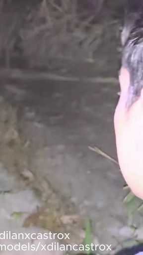 Cruising Public Straight Fucks Gay Twink Bareback and Cums Inside