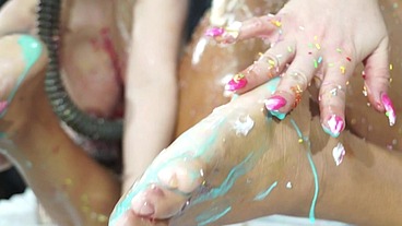 Orgy food, pegging man, fucking trans and milf