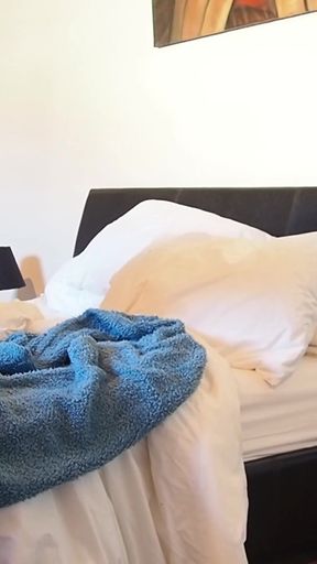Daddy Throws Me on the Bed and Eat My Pussy Before I Fuck Him