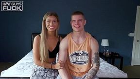 Blonde bombshell Angelica Foster gets serviced by rugged stud Brock Perry in intense anal&#x1F44C; and oral&#x1F61C; sessions.