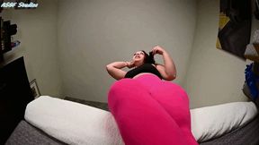 Gentle Giantess Nixlynka tries to be careful but will it be enough to save you from her GIANT GYM?! - MOV