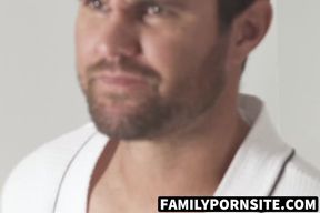 FamilyPornSite.com - Twink Edward Trent trapped while Beau Reed dominates