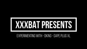 Mistress XXXBat having fun with DKing Gape Plug XL