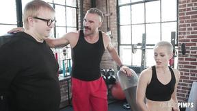 ”Sexy Blonde Squirter Unloads Her Juice On Her Cucked Hubby After Sucking Prick”