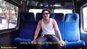 Sexy bi Brazilian's huge cock slammed into her bubble butt in wild anal bang-van orgy