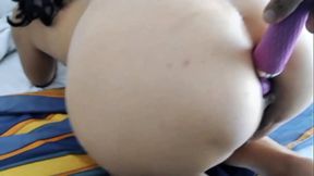 Neighbor's seductive Mexican wife takes a rough anal ride