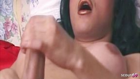 Big Tit Tranny Ana Filmed During Solo Masturbate