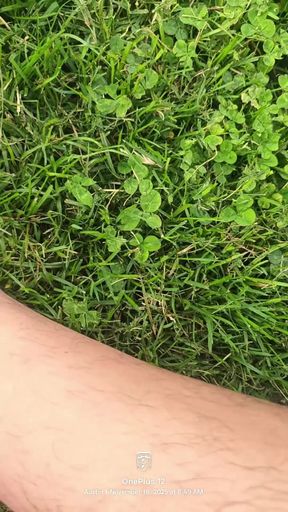 Grounding Barefoot and Grass Stains on Soles