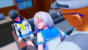 Futa Beauty Takes Massive Cock, Drenched in Pleasure from Blowjob to Hard Fuck