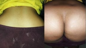 Aaj meri nightie sarka ke uppar ke chuda mujhe doggy style fucked my brother-in-law with his hand on my big ass, then loudly fucked my big pussy.