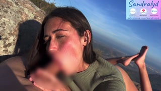 Blowjob with my latin ass and sexy feet