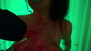 Sensual mouthsounds wet painiting ASMR