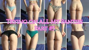 Trying on ALL My Panties Part #5