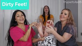 Patient Foot Tickled by Fake Nurses Whitney Sushii Maleka