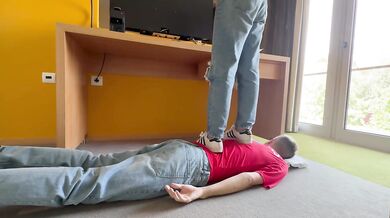 Trampling with Adidas Superstar