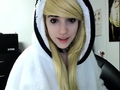 Curly Blonde Teen Records Solo Dildo Masturbation More at