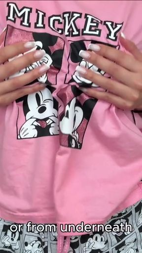 JOI CEI - GIRLFRIEND, STEPSISTER OR TEACHER - FOOT FETISH AND CUM ON HER TITS   Clip 1