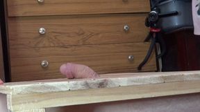 FULL WEIGHT COCK CRUSH UNDER KOI TRAINERS ON THE COCK TABLE WITH CUM SHOT CAM 2 FULL LENGTH