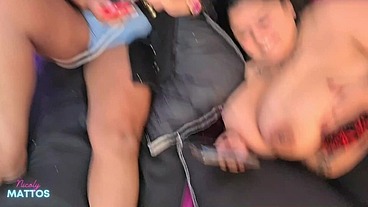 Fomos num barzinho e a BBW gostosa mostrou os peitão gostoso levamos pra casa e ela achou o pau do Lukas Lindo