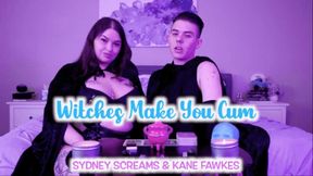 Witches Make You Cum ft Sydney Screams and Kane Fawkes - A jerk off instructions scene featuring: magic control, bi JOI, tarot, sensual domination, and gothic - 720 WMV