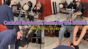 Cuckold Employee Tested By The Bosses (double foot Worship-Role Play) SUB ENG