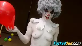 Porn With Hottie Masked As A Clown