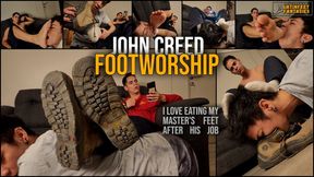 MASTER JOHN CREED | EATING MY MASTER'S FEET AFTER HIS WORKDAY