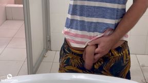 Tim Blesh Quick Cumshot in a Toilet