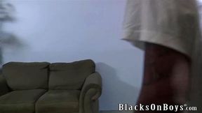 Jayden Jones Assrides A Big Black Cock
