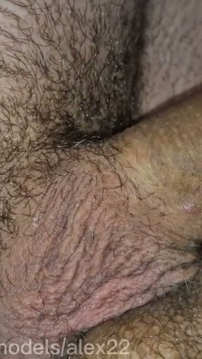 Two big cocks squirt hot cum from a rubber hole, hot passion of hard bumblebees   Clip 1