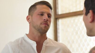 Gorgeous Poolboy Flip Fucks Hot Stud - Dakota Payne, Devin Franco - NextDoorFilms