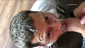 Amateur Guy Next Door Gets Cum–Covered in Huge Cock Gay Blowjob Fest