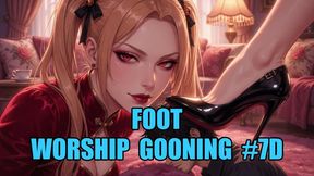 Foot Worship Gooning #7D: Goddess Sole Overload Trance (Animated, Music, Text)