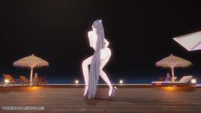 [mmd] Le Sserafim - Smart Eve Sexy Naked Dance Star Blade Hentai Uncensored 4K 60fps