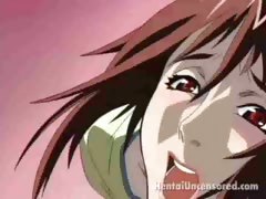 Sublime hentai babe with large breasts getting anally